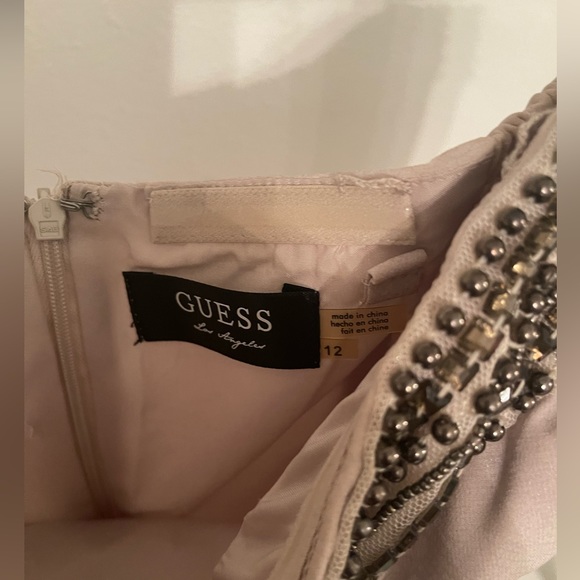 Guess Beaded Strapless Dress - Picture 3 of 4